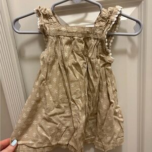 Old Navy Beige Floral Casual Girls Dress